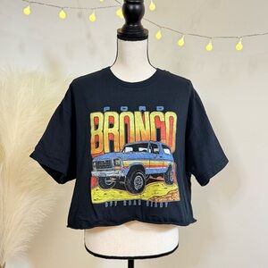 🌾 Junk Food Clothing Black Ford Bronco Graphic Tee